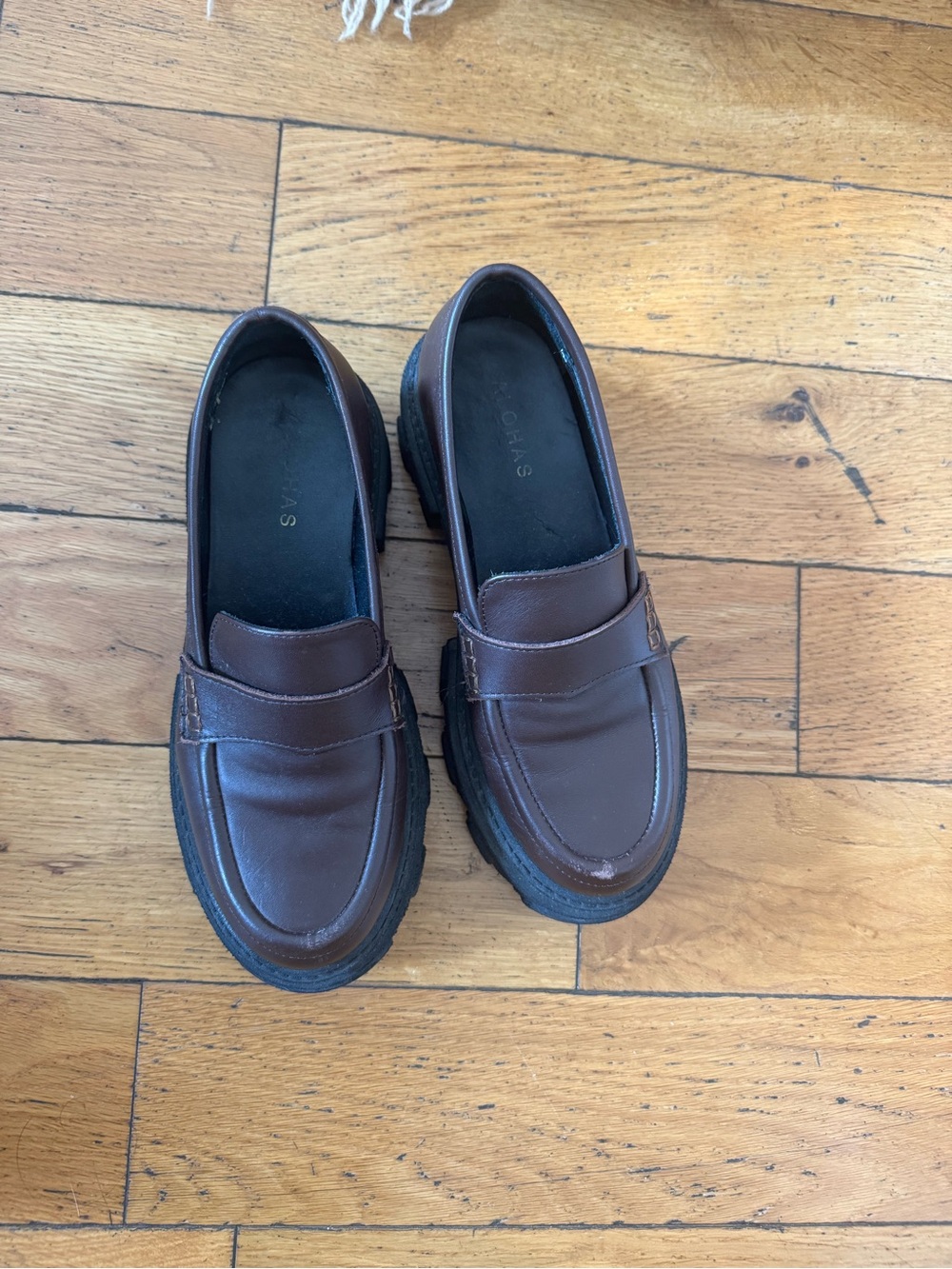 ALOHAS Brown/Black Trailblazer Loafers - Picture 2 of 5